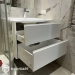 Тумба под раковину ГРЕЙТ 2В БЕЛАЯ