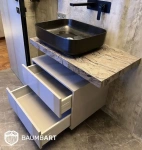 Тумба для ванной комнаты ГРЕЙТ 2В RAL 9007