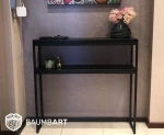 Черный консольный стол для прихожей