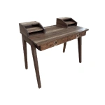  Фактура и натуральный рисунок древесины американского ореха на столешнице