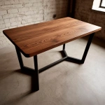 Крупный план текстуры массива горного вяза (карагача) на столешнице