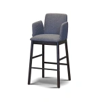 Кресло барное Ferri. Стиль Современный. Материал Бук. Выполнен в стиле: modern, ar_deco, minimalism, japandi. ID-1