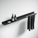 Полка MyOry Towel с отсеком для полотенца из гнутого металла