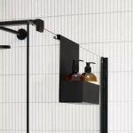 Металлическая полка MyOry Shower One для душевой установка без креплений