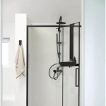Дизайнерская полка MyOry Shower Three с креплением на стекло душевой кабины
