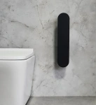Подвесной держатель для туалетного ёршика MyOry BrushRound с защитной стенкой | Комплект с ёршиком