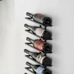 Настенный держатель для бутылок MyOry Bottle на 6 бутылок | 62×27×9,5 см | Для кухни и бара