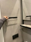 Металлическая вешалка MyOry TowelMar для полотенец длиной 25 см. Стили: лофт, минимализм
