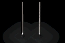 Сравнение матовое стекло и стекло с трещинами торшеров LightSabre 3000-6000К