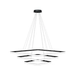 Композиция светильника с вложением квадратов в одной плоскости YardLamp TripleInv от Glode