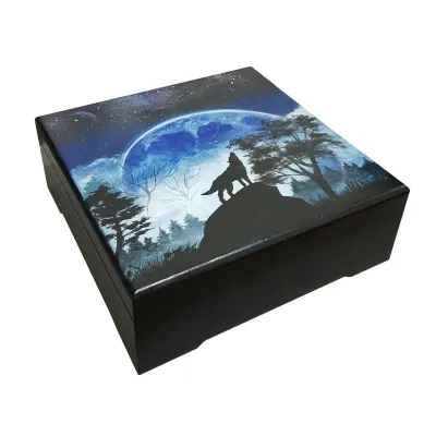 Мужская шкатулка Ночной волк