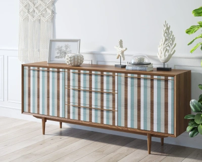 Удлинённый комод с тремя ящиками и дверками "Bruni print 1" (Принт-1). Цвет орех идеальное решение для тех, кто хочет привнести особый шарм в свой интерьер. Каталог мебели из России - AdtPro. Id-2