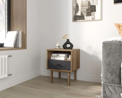  Заказать эксклюзивны тумбочка с нижним ящиком  Emerson производство Этажерка. Каталог мебели из России - AdtPro. Id-2