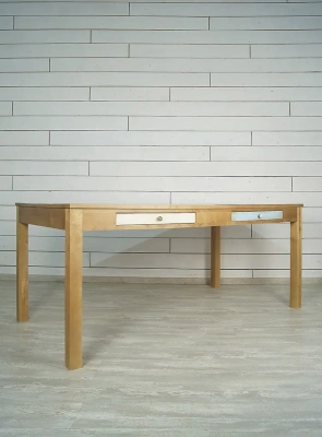 Заказать эксклюзивный стол светлый "Aquarelle birch", который станет приятным дополнением к неповторимому дизайну вашей комнаты. Каталог мебели из России - AdtPro. Id-1