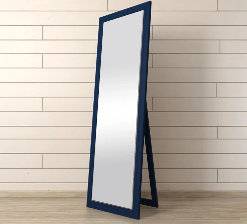 Изготовленная нами мебель на заказ - напольное зеркало синее "Rome" цвет синий несомненно станет предметом интеьера, на который невозможно будет необратить внимание. Каталог мебели из России - AdtPro. Id-2