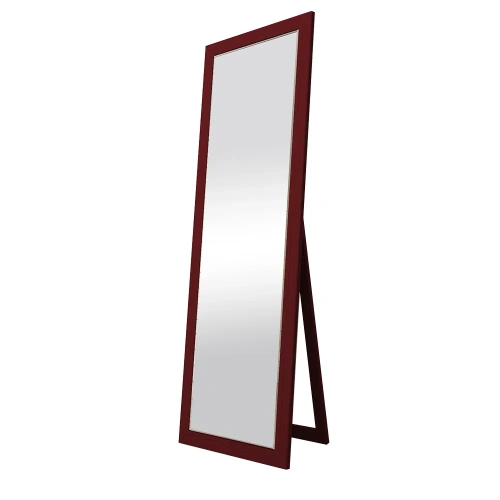Заказать эксклюзивный напольное зеркало бордо "Rome" цвет бордовый, который станет приятным дополнением к неповторимому дизайну вашей комнаты. Каталог мебели из России - AdtPro. Id-1