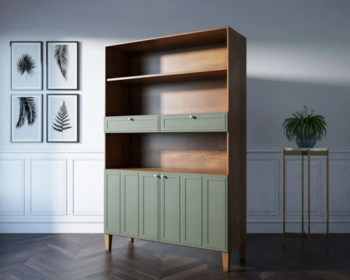 Изготовленная нами мебель на заказ - стеллаж напольный широкий двухстворчатый "Andersen" цвет темно оливковый несомненно станет предметом интеьера, на который невозможно будет необратить внимание. Каталог мебели из России - AdtPro. Id-2