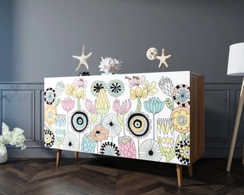 Купите мебель для Вашего интерьера - длинный комод с ом (Принт-03). Каталог мебели из России - AdtPro. Id-2