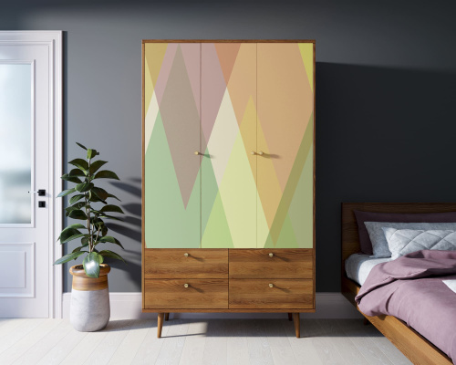  Изготовленная нами мебель на заказ -  несомненно станет предметом интеьера, на который невозможно будет необратить внимание. шкаф трехстворчатый  Berber производство Этажерка. Каталог мебели из России - AdtPro. Id-5