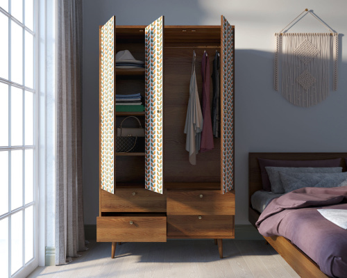   Заказанный у нас эксклюзивный  позволит добавить изюминку в интерьер помещения, создать атмосферу свежести и домашнего уюта. шкаф трехстворчатый  Berber производство Этажерка. Каталог мебели из России - AdtPro. Id-3