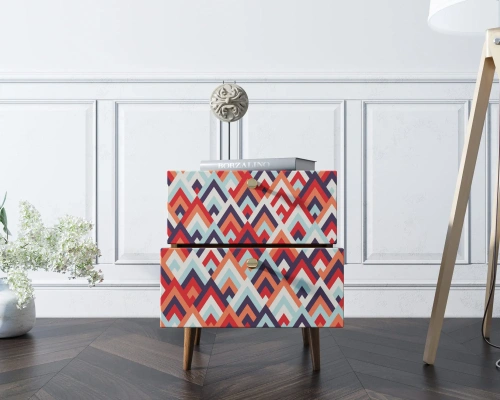 Предлагаем купить прикроватная тумбочка с двумя ящиками "Berber" (Принт-02) с помощью которого Вы сможете сделать интерьер помещения стильным и современным, мебель которая подчеркнёт особенности задуманные дизайнером интерьера. Каталог мебели из России - 