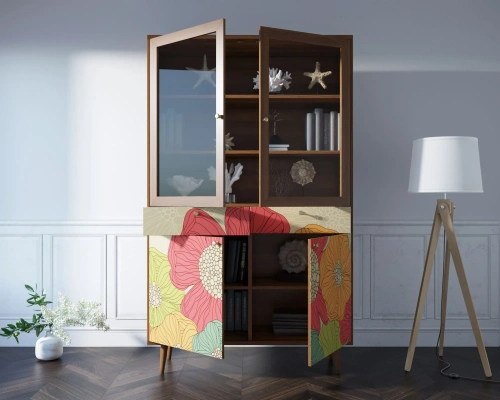 Купите мебель для Вашего интерьера - буфет для хранения столовой посуды "Berber" (Принт-05). Каталог мебели из России - AdtPro. Id-1