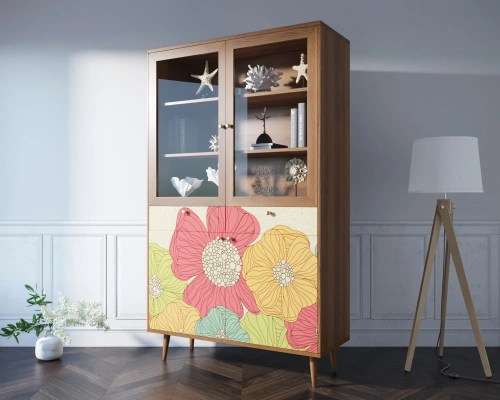 Заказанный у нас эксклюзивный буфет для хранения столовой посуды "Berber" (Принт-05) позволит добавить изюминку в интерьер помещения, создать атмосферу свежести и домашнего уюта. Каталог мебели из России - AdtPro. Id-2