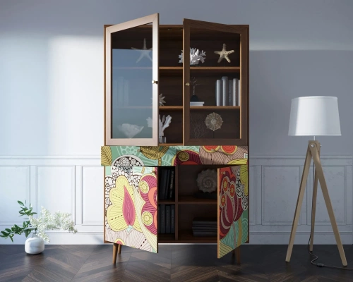 У нас вы можете заказать столовый буфет для посуды "Berber" (Принт-06), который дополнит дизайн интнрьера вашей комнаты. Каталог мебели из России - AdtPro. Id-1