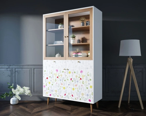 Заказанный у нас эксклюзивный буфет для хранения столовой посуды "Berber" (Принт-07) позволит добавить изюминку в интерьер помещения, создать атмосферу свежести и домашнего уюта. Каталог мебели из России - AdtPro. Id-2
