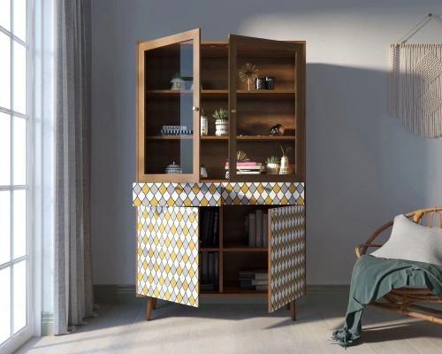 Оформляя покупку буфет напольный для посуды "Berber" (Принт-22) в интернет-магазине вы получаете качественную мебель с гарантией производителя. Каталог мебели из России - AdtPro. Id-1