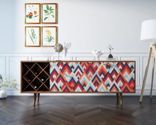 Заказать эксклюзивный современный длинный комод удлиненный с бутылочницей "Berber" (Принт-02), который станет приятным дополнением к неповторимому дизайну вашей комнаты. Каталог мебели из России - AdtPro. Id-5