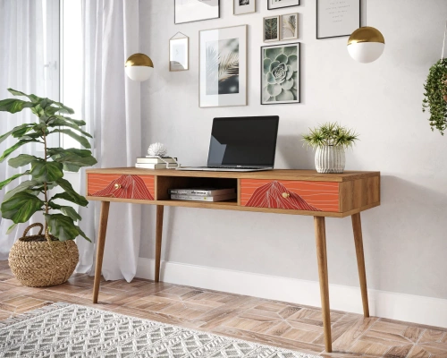 У нас вы можете заказать стол письменный с ящиком "Berber" (Принт-49), который дополнит дизайн интнрьера вашей комнаты. Каталог мебели из России - AdtPro. Id-2