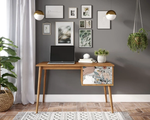 Изготовленная нами мебель на заказ - стол рабочий письменный с ящиком "Berber" (Принт-50) несомненно станет предметом интеьера, на который невозможно будет необратить внимание. Каталог мебели из России - AdtPro. Id-5