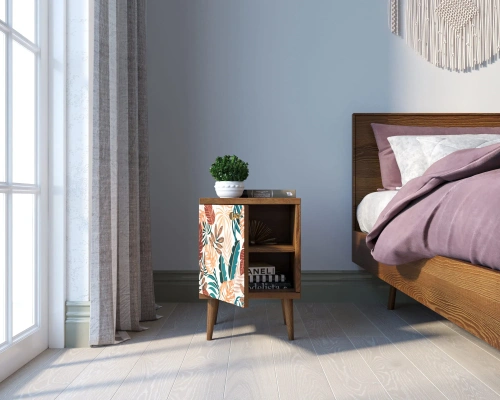 Оформляя покупку прикроватная тумбочка с дверкой "Berber" (Принт-25) в интернет-магазине вы получаете качественную мебель с гарантией производителя. Каталог мебели из России - AdtPro. Id-1