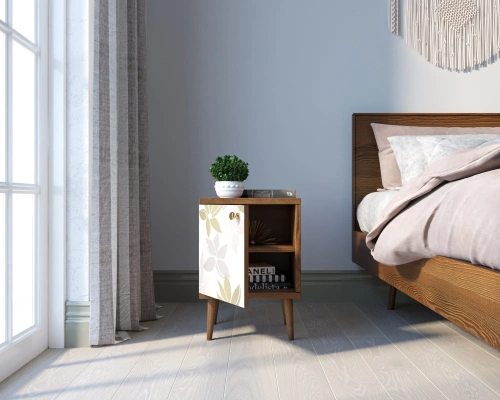 Купите мебель для Вашего интерьера - прикроватная тумбочка с дверкой "Berber" (Принт-27). Каталог мебели из России - AdtPro. Id-1