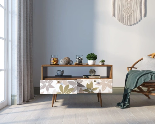 Изготовленная мебель на заказ - консоль с двумя ящиками "Berber" (Принт-27) создаст неповторимую тмосферу в Вашей комнате. Каталог мебели из России - AdtPro. Id-1