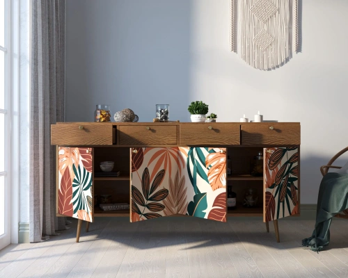 Атмосфера в комнате станет приятнее, а дизайн жилища неповторимым если Вы закажете длинный комод четыре дверки и четыре ящика "Berber" (Принт-25). Каталог мебели из России - AdtPro. Id-1