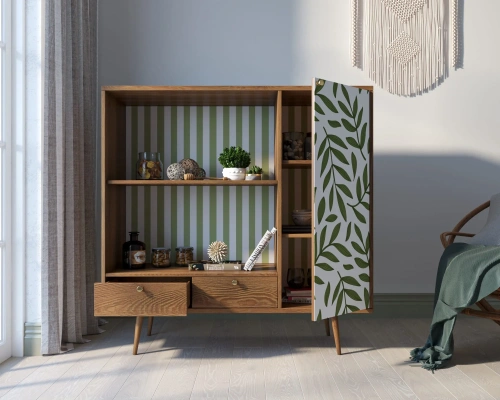 Изготовленная мебель на заказ - стеллаж напольный с выдвижными и дверцей "Berber" (Принт-28) создаст неповторимую тмосферу в Вашей комнате. Каталог мебели из России - AdtPro. Id-1