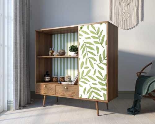 Заказанный у нас эксклюзивный стеллаж напольный с выдвижными и дверцей "Berber" (Принт-28) позволит добавить изюминку в интерьер помещения, создать атмосферу свежести и домашнего уюта. Каталог мебели из России - AdtPro. Id-2