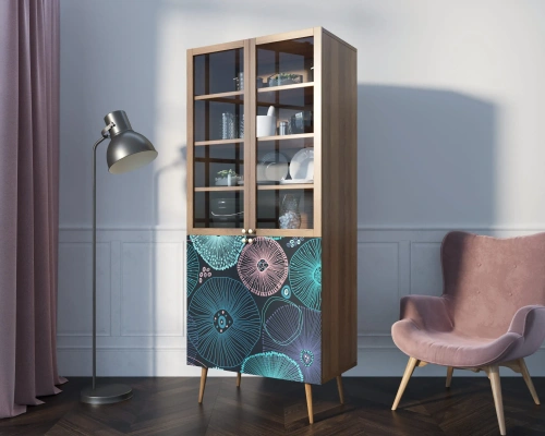 Заказать эксклюзивный буфет малый для хранения столовой посуды "Berber" (Принт-32), который станет приятным дополнением к неповторимому дизайну вашей комнаты. Каталог мебели из России - AdtPro. Id-2