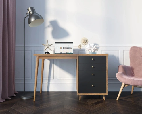 Заказанный у нас эксклюзивный стол рабочий с тумбой "Berber" (Принт-33) позволит добавить изюминку в интерьер помещения, создать атмосферу свежести и домашнего уюта. Каталог мебели из России - AdtPro. Id-3