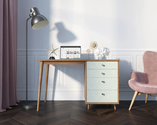 Предлагаем купить письменный стол с ящиками "Berber" (Принт-34) с помощью которого Вы сможете сделать интерьер помещения стильным и современным, мебель которая подчеркнёт особенности задуманные дизайнером интерьера. Каталог мебели из России - AdtPro. Id-3