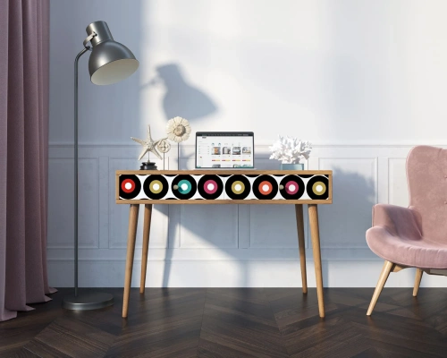 Предлагаем купить небольшой рабочий письменный стол с выдвижными ящиками "Berber" (Принт-37) с помощью которого Вы сможете сделать интерьер помещения стильным и современным, мебель которая подчеркнёт особенности задуманные дизайнером интерьера. Каталог ме