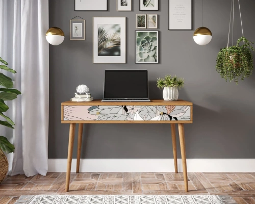 Заказанный у нас эксклюзивный Стол рабочий малый с выдвижным ящиком "Berber" (Принт-50) позволит добавить изюминку в интерьер помещения, создать атмосферу свежести и домашнего уюта. Каталог мебели из России - AdtPro. Id-5