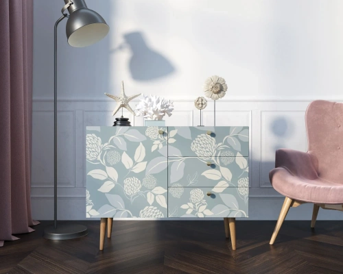 Ваш интерьер украсит оригинальный комод три ящика и дверка "Berber" (Принт-39).  Каталог мебели из России - AdtPro. Id-3