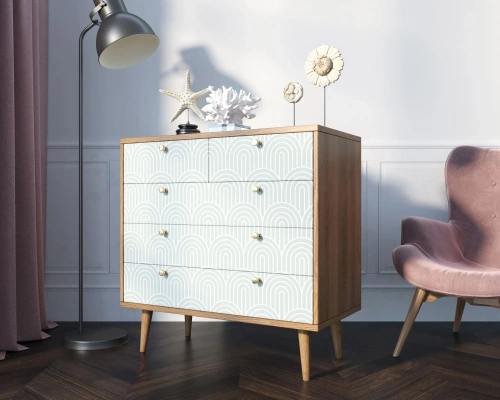 Предлагаем купить комод пять ящиков "Berber" (Принт-34) с помощью которого Вы сможете сделать интерьер помещения стильным и современным, мебель которая подчеркнёт особенности задуманные дизайнером интерьера. Каталог мебели из России - AdtPro. Id-2