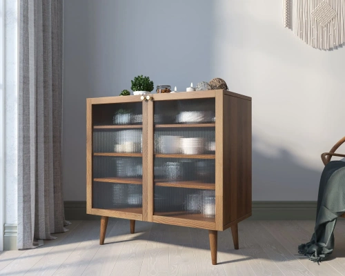 У нас вы можете заказать буфет с дверками малый для посуды в гостиную "Berber" (Принт-31), который дополнит дизайн интнрьера вашей комнаты. Каталог мебели из России - AdtPro. Id-2