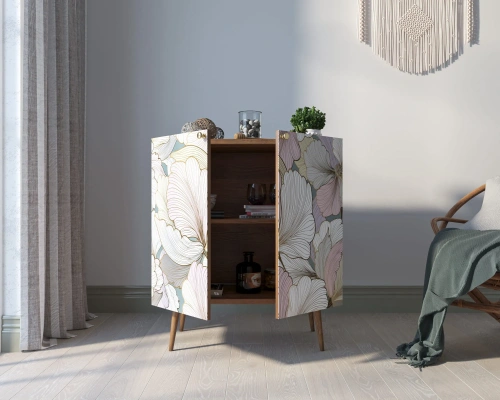 Комод две дверки малый "Berber" (Принт-31) идеальное решение для тех, кто хочет привнести особый шарм в свой интерьер. Каталог мебели из России - AdtPro. Id-1