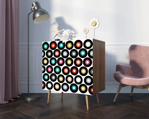 Ваш интерьер украсит оригинальный комод две дверки малый "Berber" (Принт-37).  Каталог мебели из России - AdtPro. Id-2