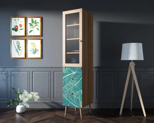 Купите буфет узкий для хранения столовой посуды "Berber" (Принт-41) и Ваш интерьер несомненно преобразиться, поскольку над изготовленной в ручную мебелью работали лучшие дизайнеры мебели. Каталог мебели из России - AdtPro. Id-2